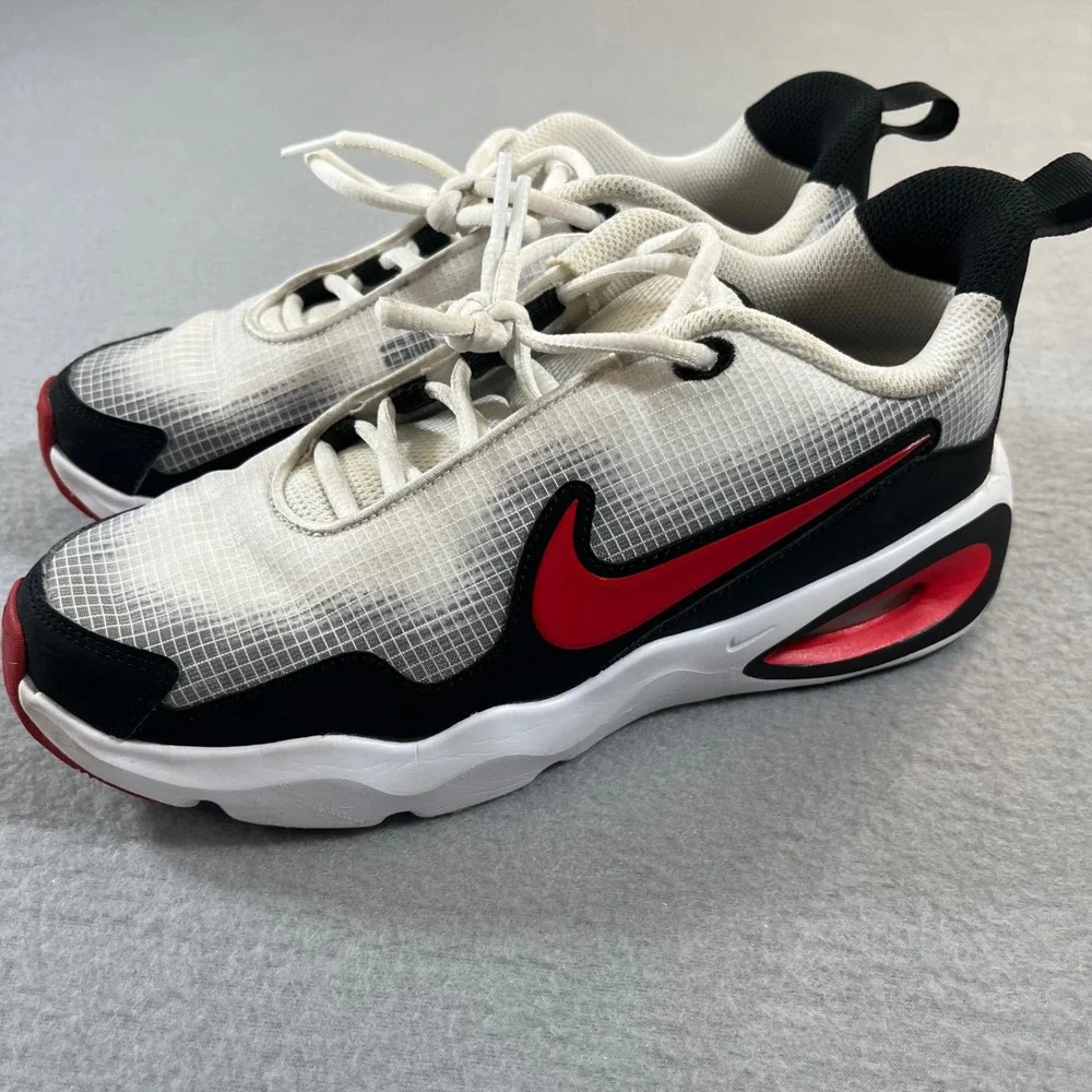 Nike Air Max nova GS White Black University Red youth big Kids Size 6Y